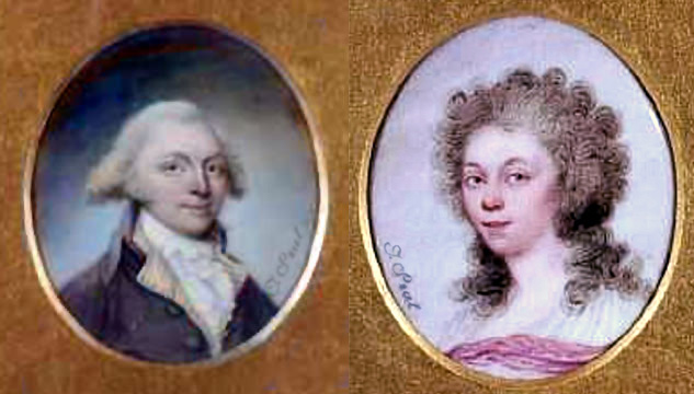James and Esther Godwin by Thomas Peat