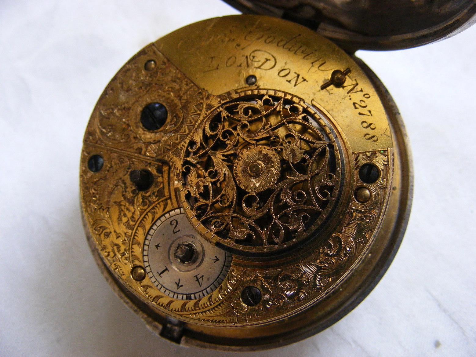 John Godwin silver watch