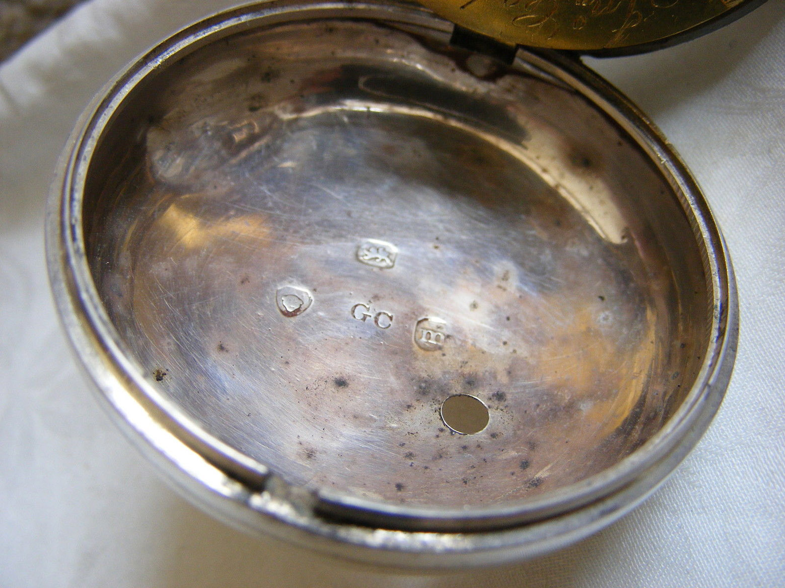 John Godwin silver watch