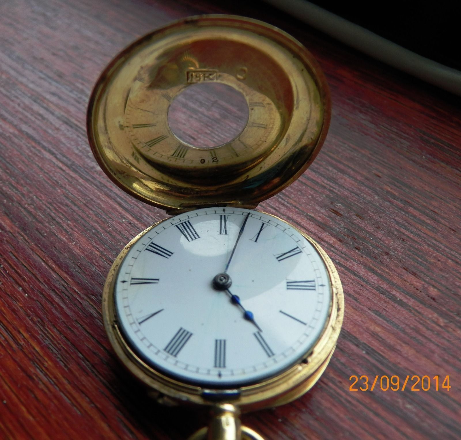 Swiss hunter watch inspected by Godwin