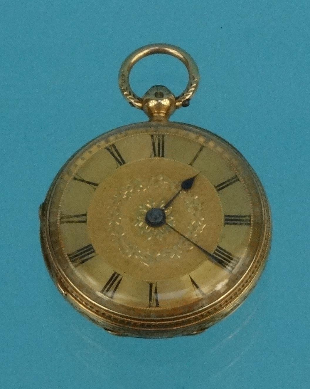 George Alfred Godwin ladies 18kt pocket watch